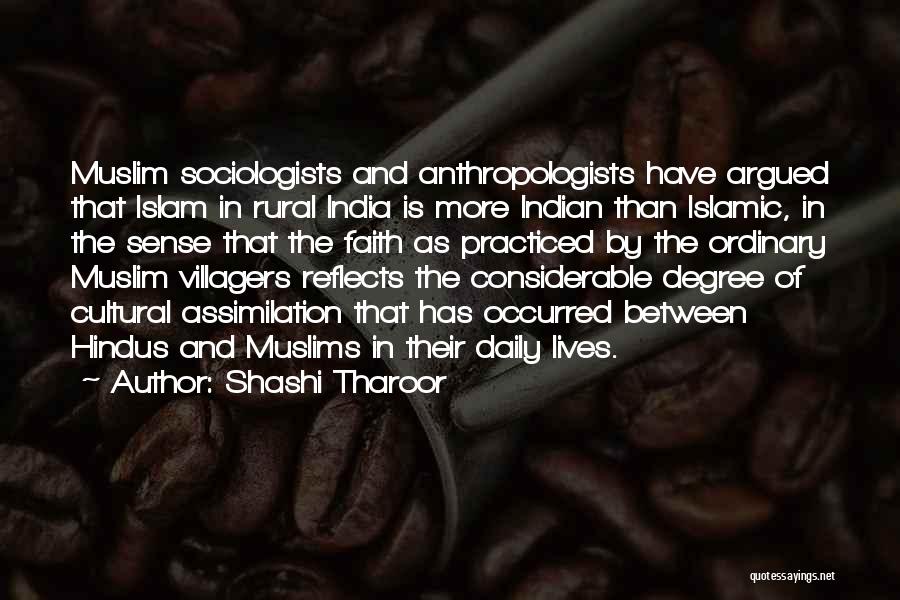 Islamic Faith Quotes By Shashi Tharoor