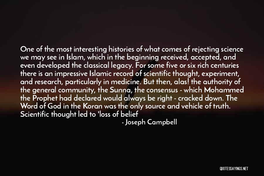 Islamic God Quotes By Joseph Campbell