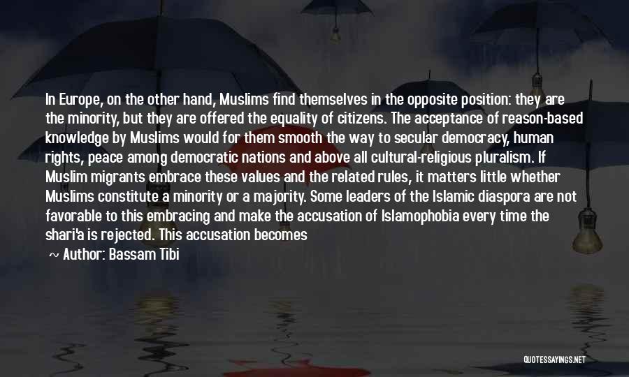 Islamic Muslim Quotes By Bassam Tibi