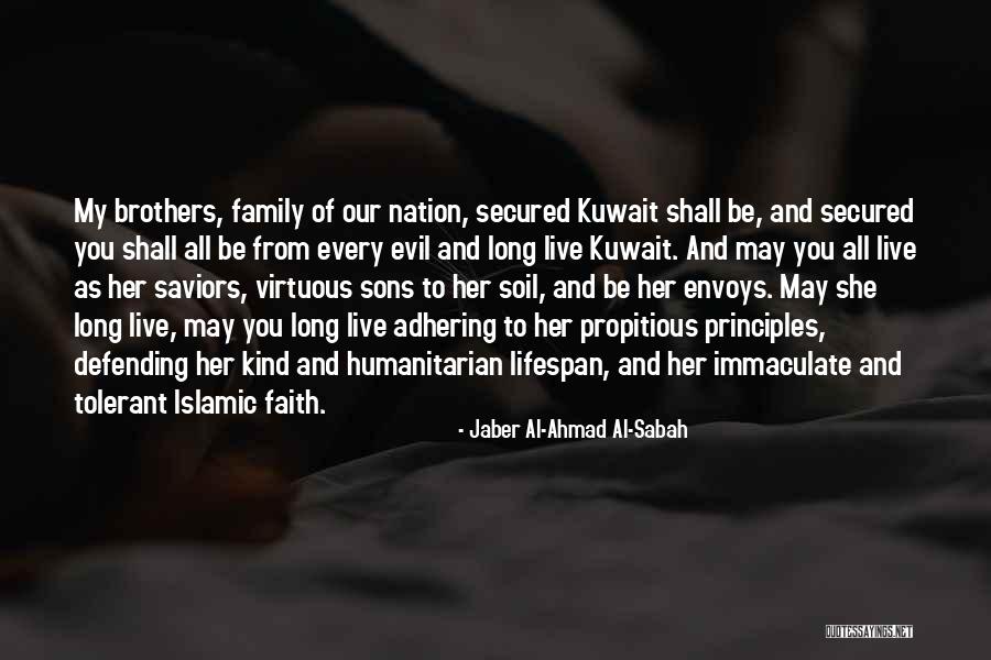 Islamic Principles Quotes By Jaber Al-Ahmad Al-Sabah