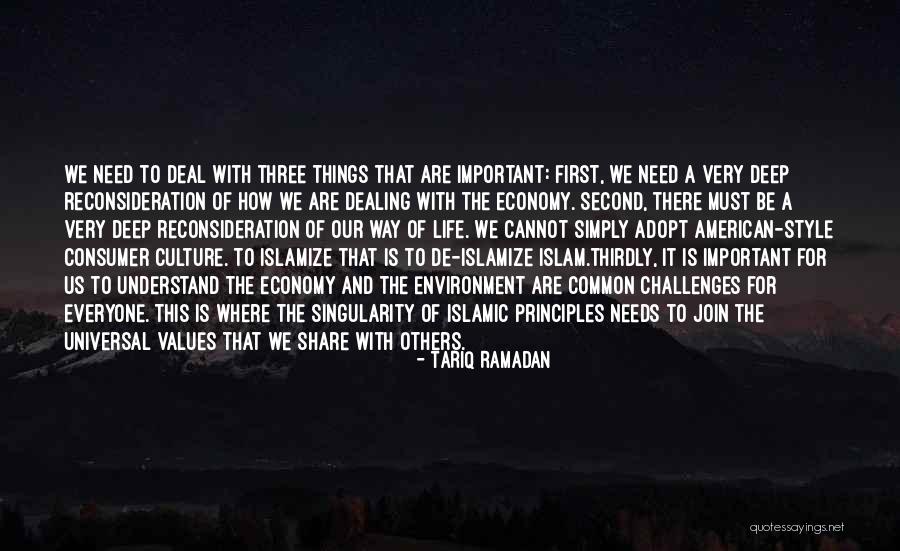 Islamic Principles Quotes By Tariq Ramadan