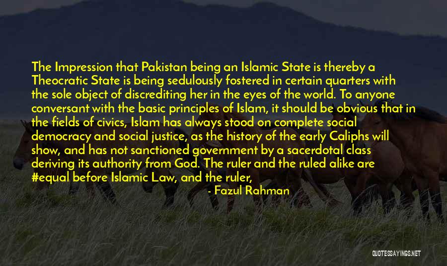 Islamic State Quotes By Fazul Rahman