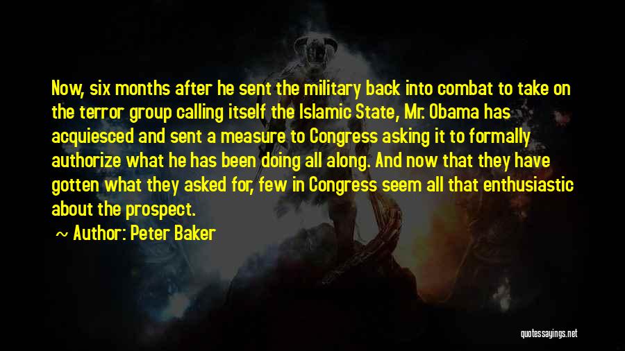 Islamic State Quotes By Peter Baker