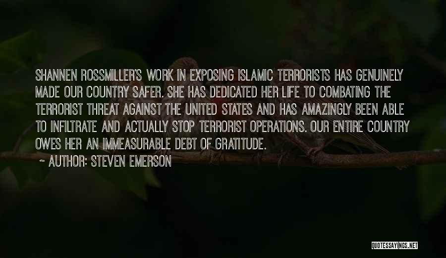 Islamic States Quotes By Steven Emerson