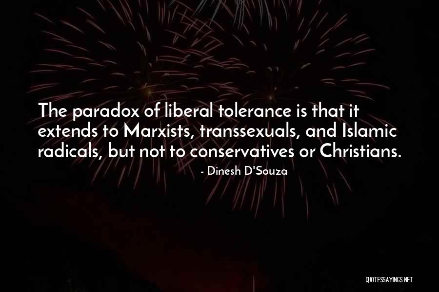 Islamic Tolerance Quotes By Dinesh D'Souza