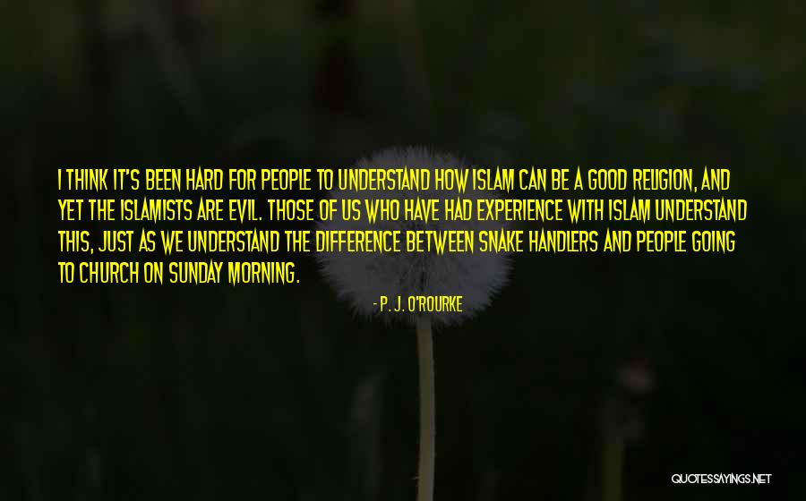 Islamists Quotes By P. J. O'Rourke