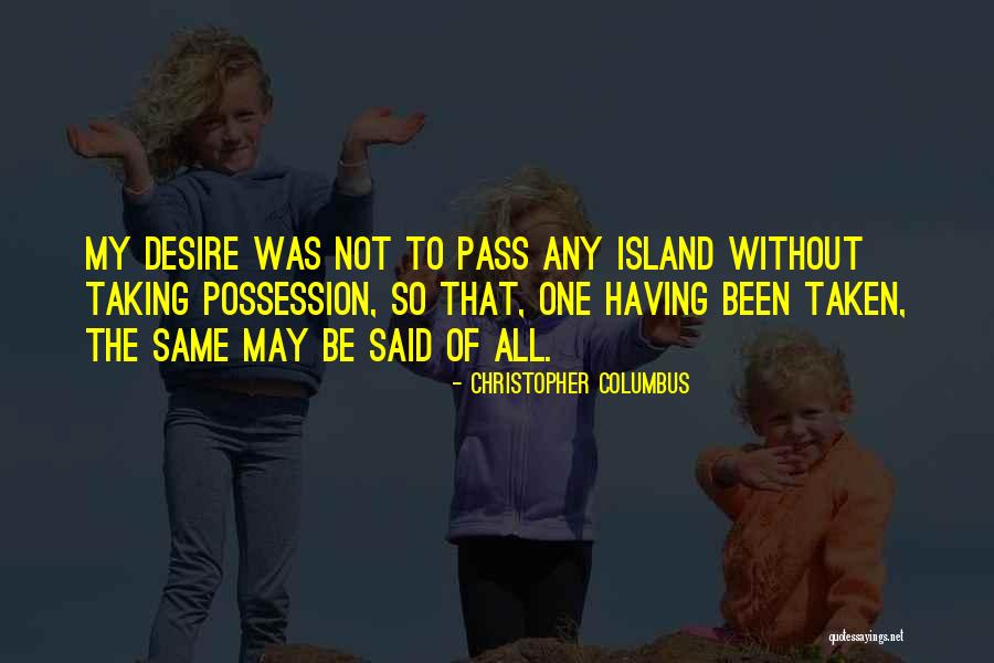 Island Quotes By Christopher Columbus