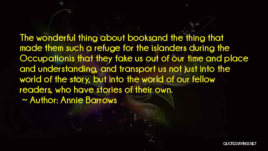 Islanders Quotes By Annie Barrows
