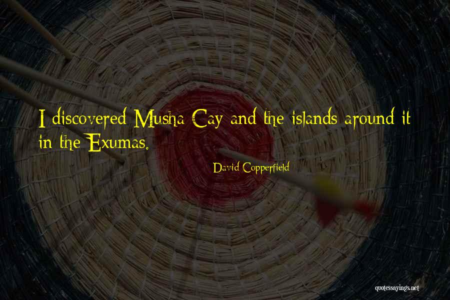 Islands Quotes By David Copperfield