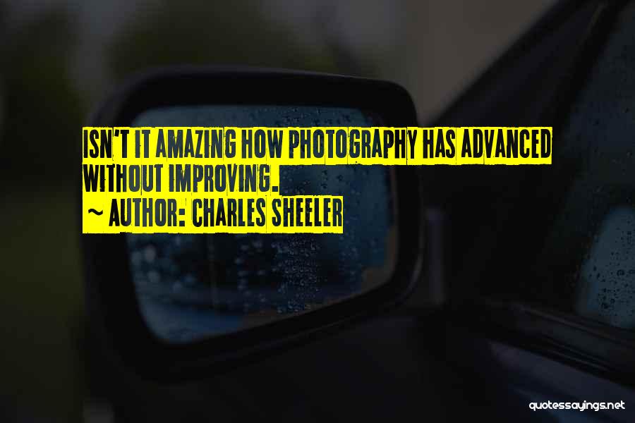 Isn't It Amazing Quotes By Charles Sheeler