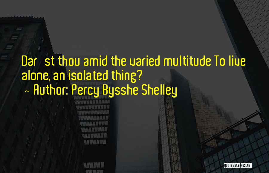 Isolated Quotes By Percy Bysshe Shelley