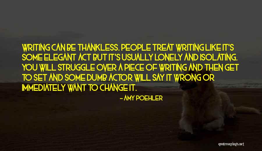 Isolating People Quotes By Amy Poehler Isolating People Quotes By Amy Poehler
