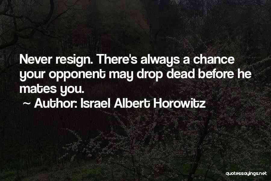 Israel Albert Horowitz Quotes 1481838