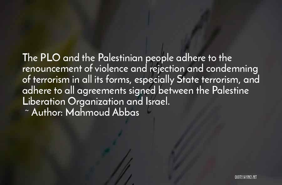 Israel And Palestine Quotes By Mahmoud Abbas