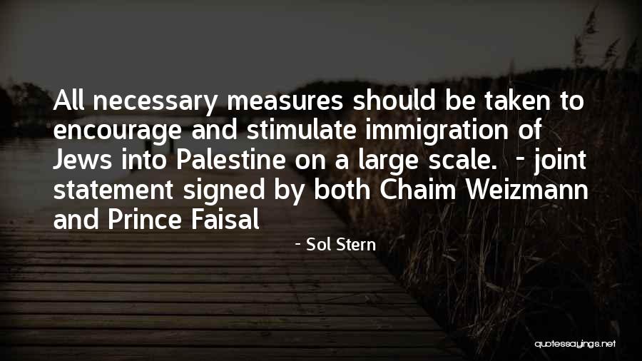 Israel And Palestine Quotes By Sol Stern