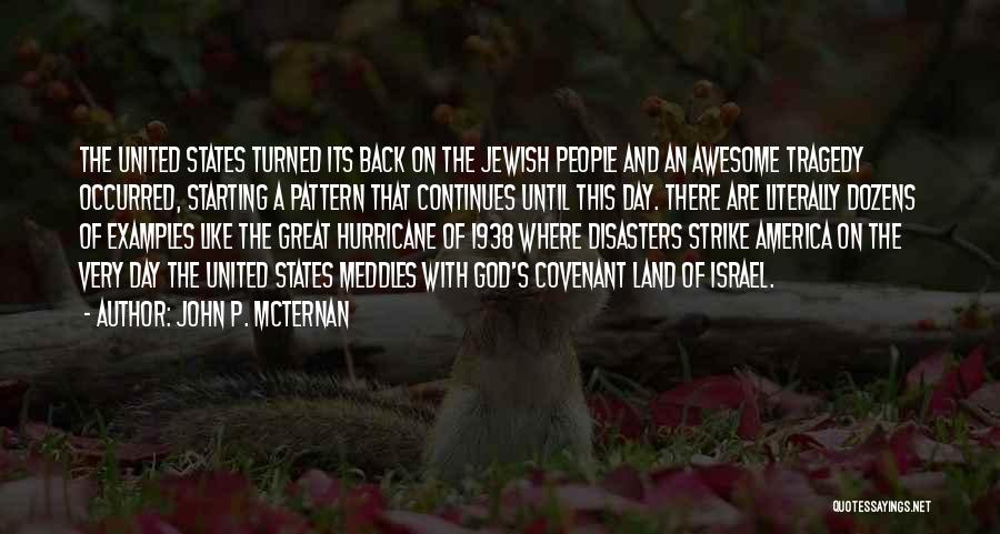 Israel Quotes By John P. McTernan