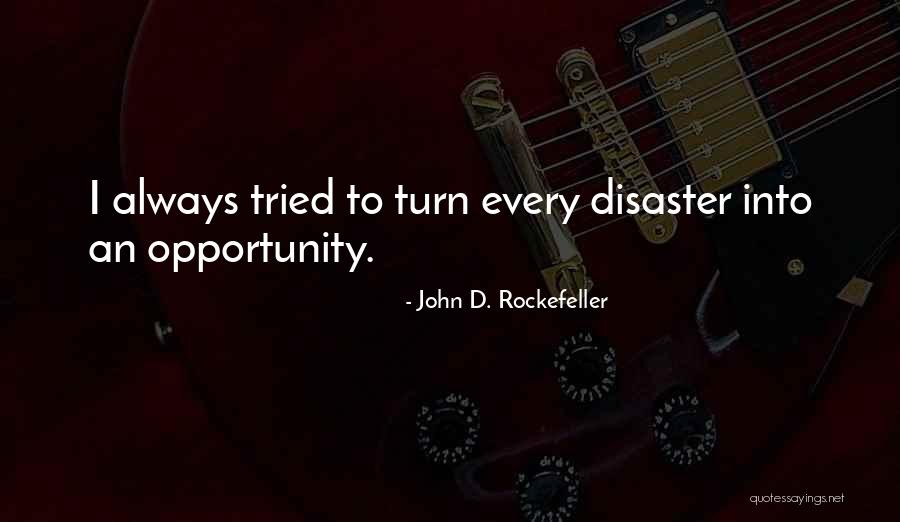Israelson Schnauzer Quotes By John D. Rockefeller