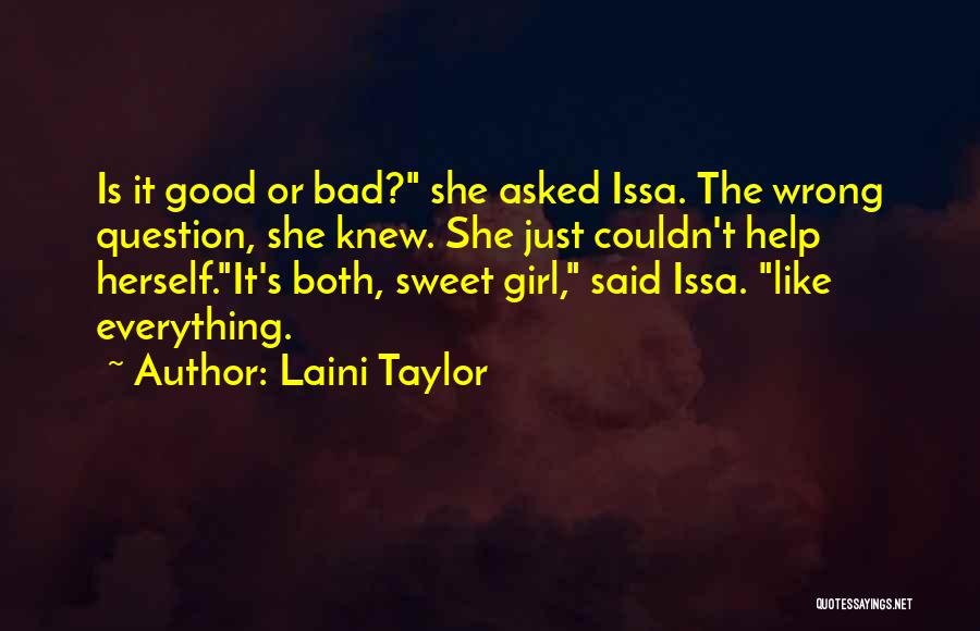 Issa Quotes By Laini Taylor