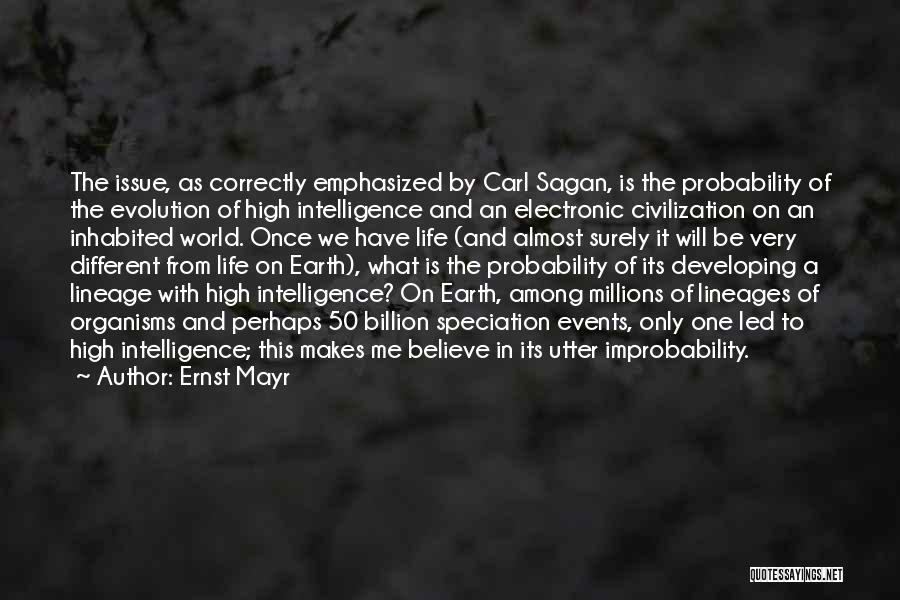 Issues In Life Quotes By Ernst Mayr