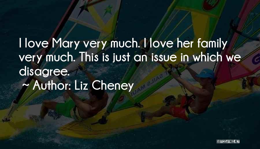 Issues In Love Quotes By Liz Cheney