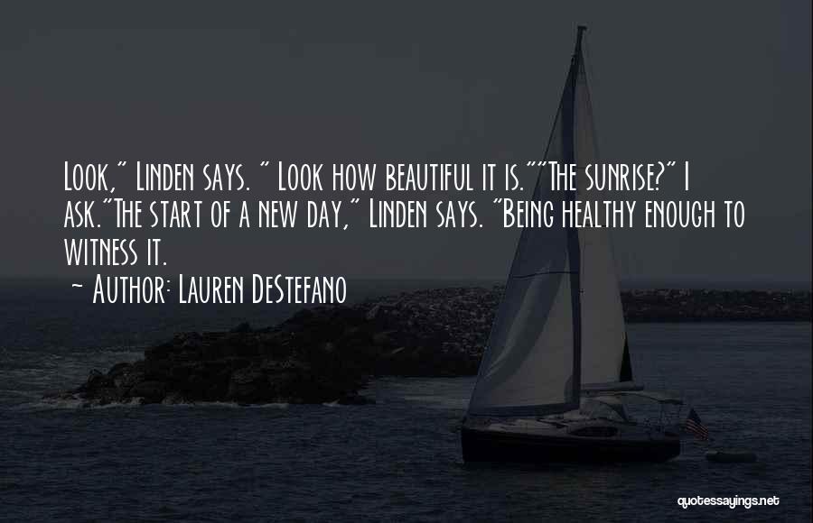 It A New Day Quotes By Lauren DeStefano