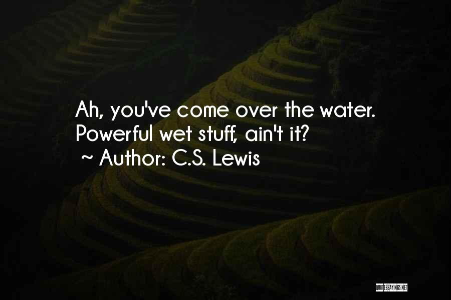 It Ain't Over Quotes By C.S. Lewis