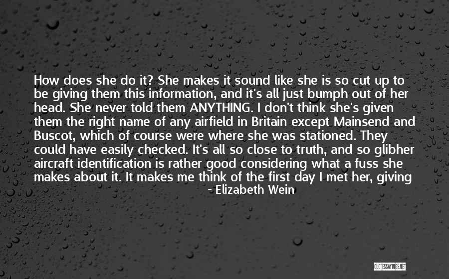 It All About Friendship Quotes By Elizabeth Wein It All About Friendship Quotes By Elizabeth Wein