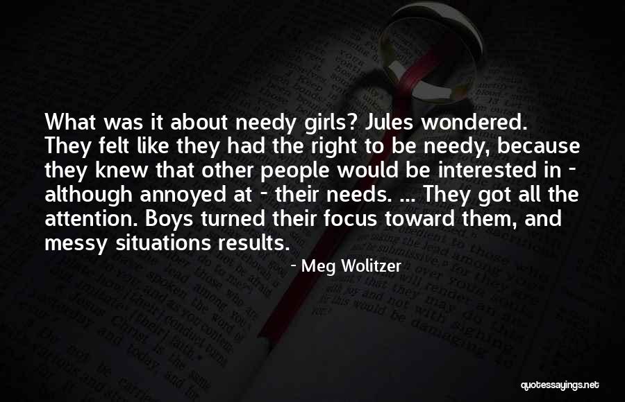 It All About Friendship Quotes By Meg Wolitzer