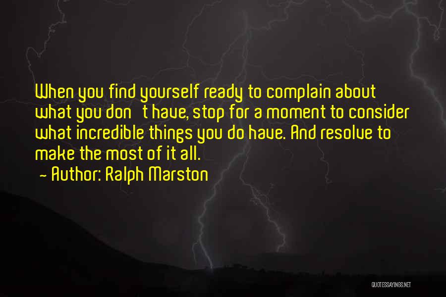 It All About Perspective Quotes By Ralph Marston