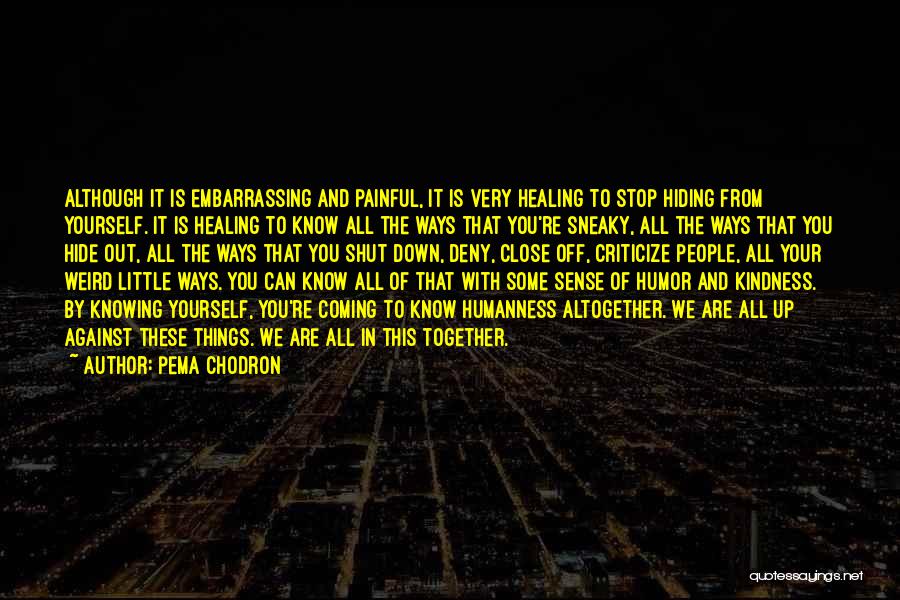 It All Coming Together Quotes By Pema Chodron