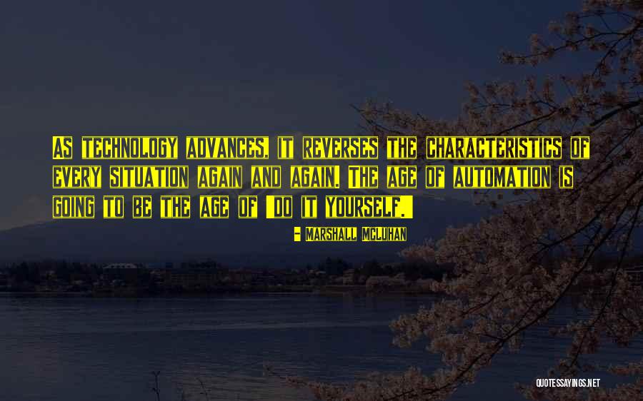 It Automation Quotes By Marshall McLuhan It Automation Quotes By Marshall McLuhan