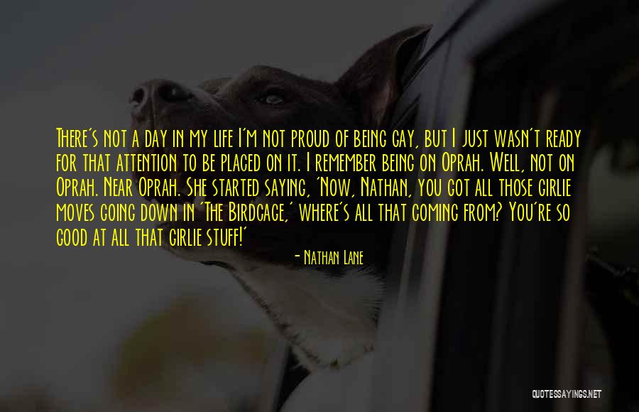 It Being A Good Day Quotes By Nathan Lane It Being A Good Day Quotes By Nathan Lane