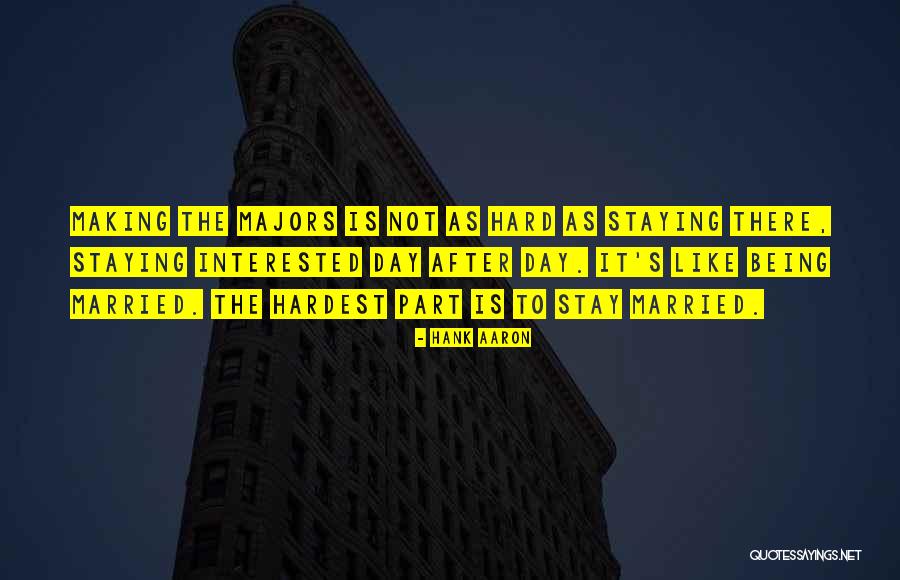 It Being Hard Quotes By Hank Aaron It Being Hard Quotes By Hank Aaron