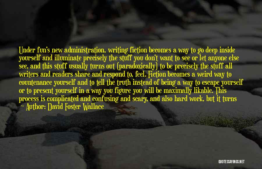 It Being Hard To Be Yourself Quotes By David Foster Wallace