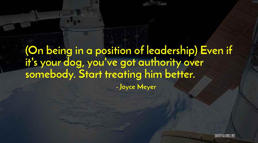 It Being Over Quotes By Joyce Meyer