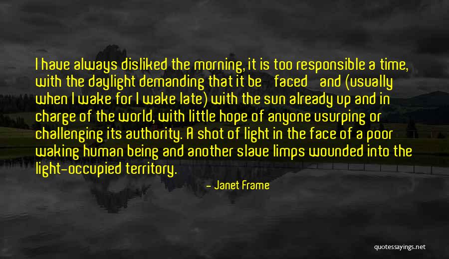 It Being Too Late Quotes By Janet Frame It Being Too Late Quotes By Janet Frame
