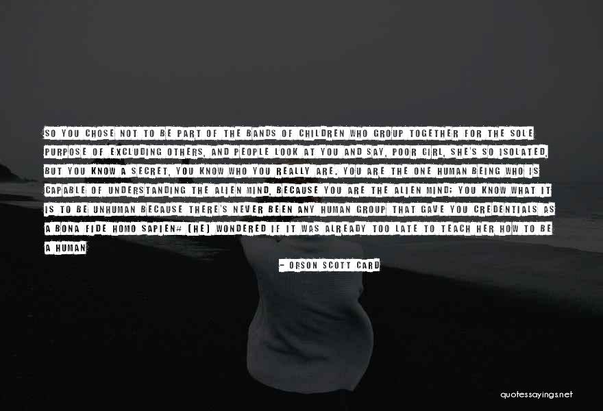 It Being Too Late Quotes By Orson Scott Card It Being Too Late Quotes By Orson Scott Card