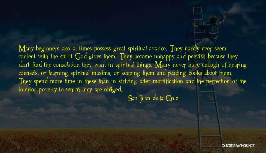 It Books For Beginners Quotes By San Juan De La Cruz