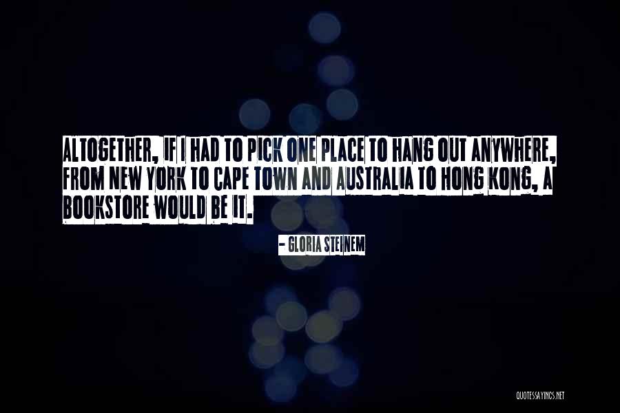 It Bookstore Quotes By Gloria Steinem It Bookstore Quotes By Gloria Steinem