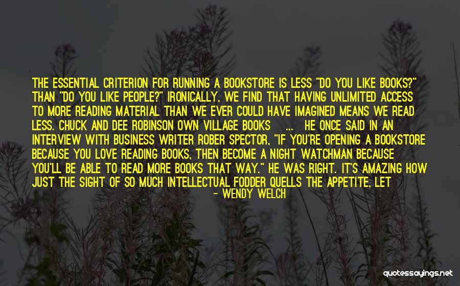 It Bookstore Quotes By Wendy Welch It Bookstore Quotes By Wendy Welch