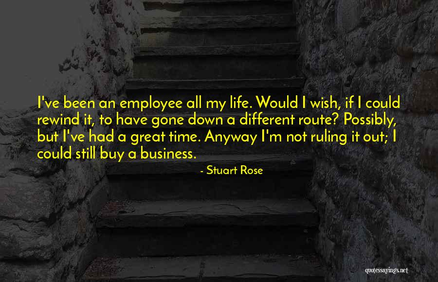 It Could Have Been Different Quotes By Stuart Rose