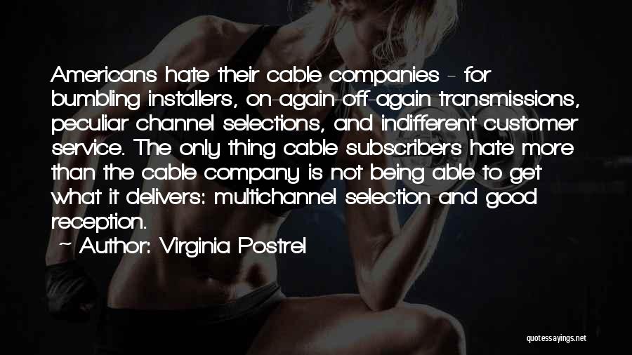 It Customer Service Quotes By Virginia Postrel