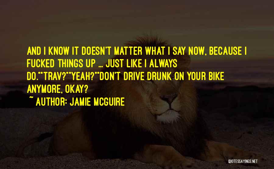 It Doesn't Even Matter Anymore Quotes By Jamie McGuire