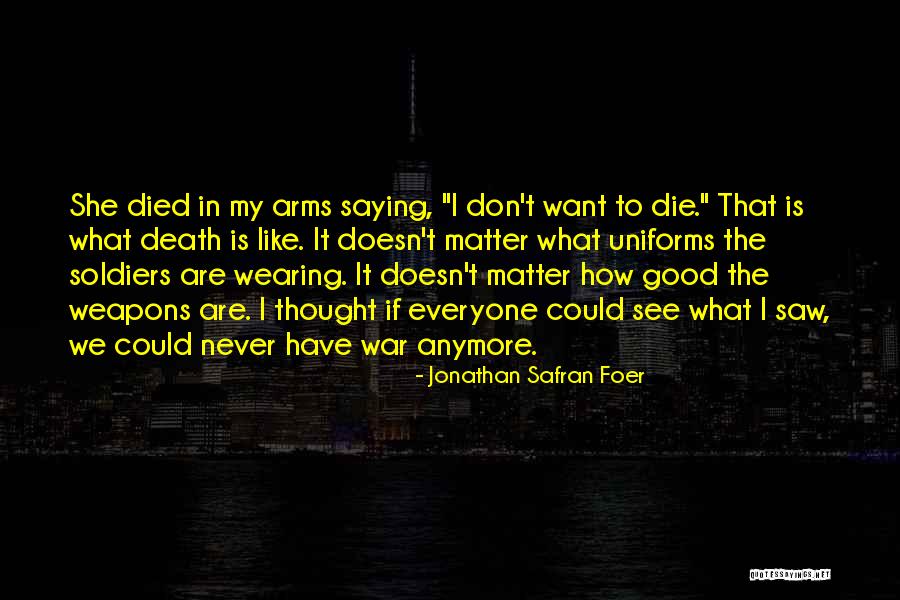 It Doesn't Matter Anymore Quotes By Jonathan Safran Foer