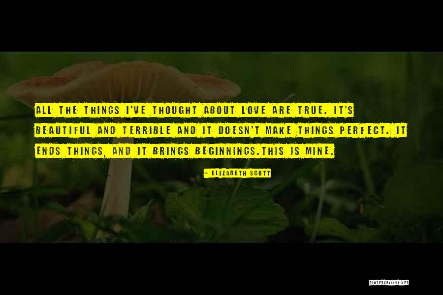 It Ends Or It Doesn T Quotes By Elizabeth Scott It Ends Or It Doesn T Quotes By Elizabeth Scott