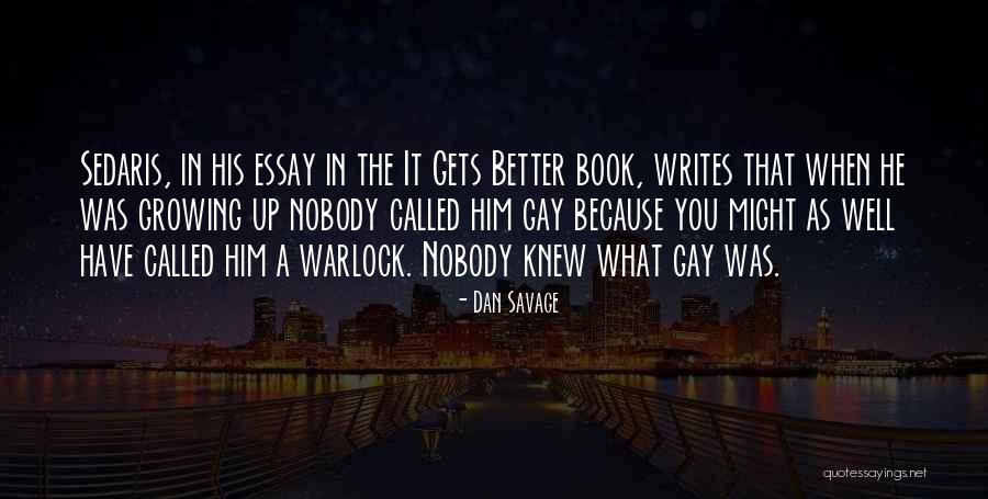 It Gets Better Quotes By Dan Savage