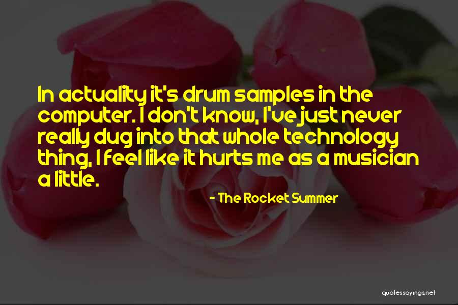 It Hurts Only For A Little While Quotes By The Rocket Summer It Hurts Only For A Little While Quotes By The Rocket Summer
