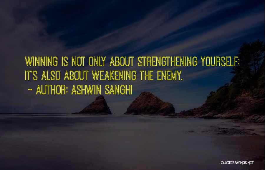 It Is Not About Winning Quotes By Ashwin Sanghi