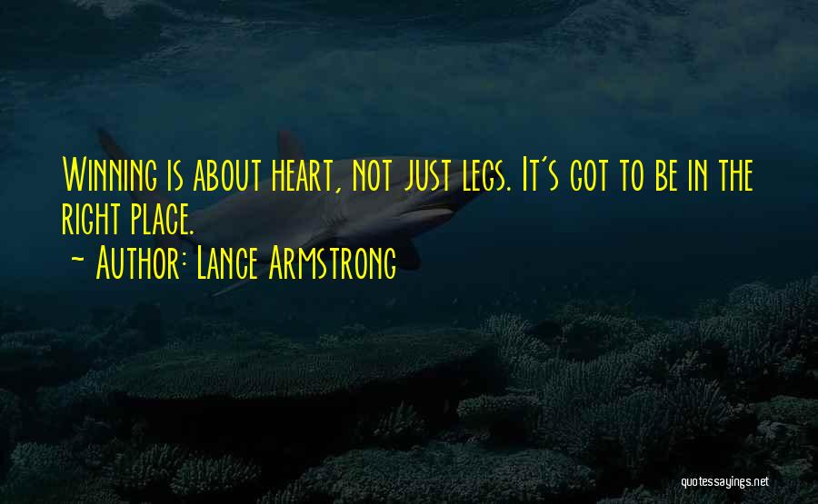It Is Not About Winning Quotes By Lance Armstrong
