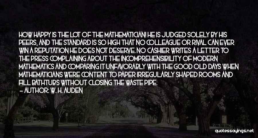 It Is Not About Winning Quotes By W. H. Auden